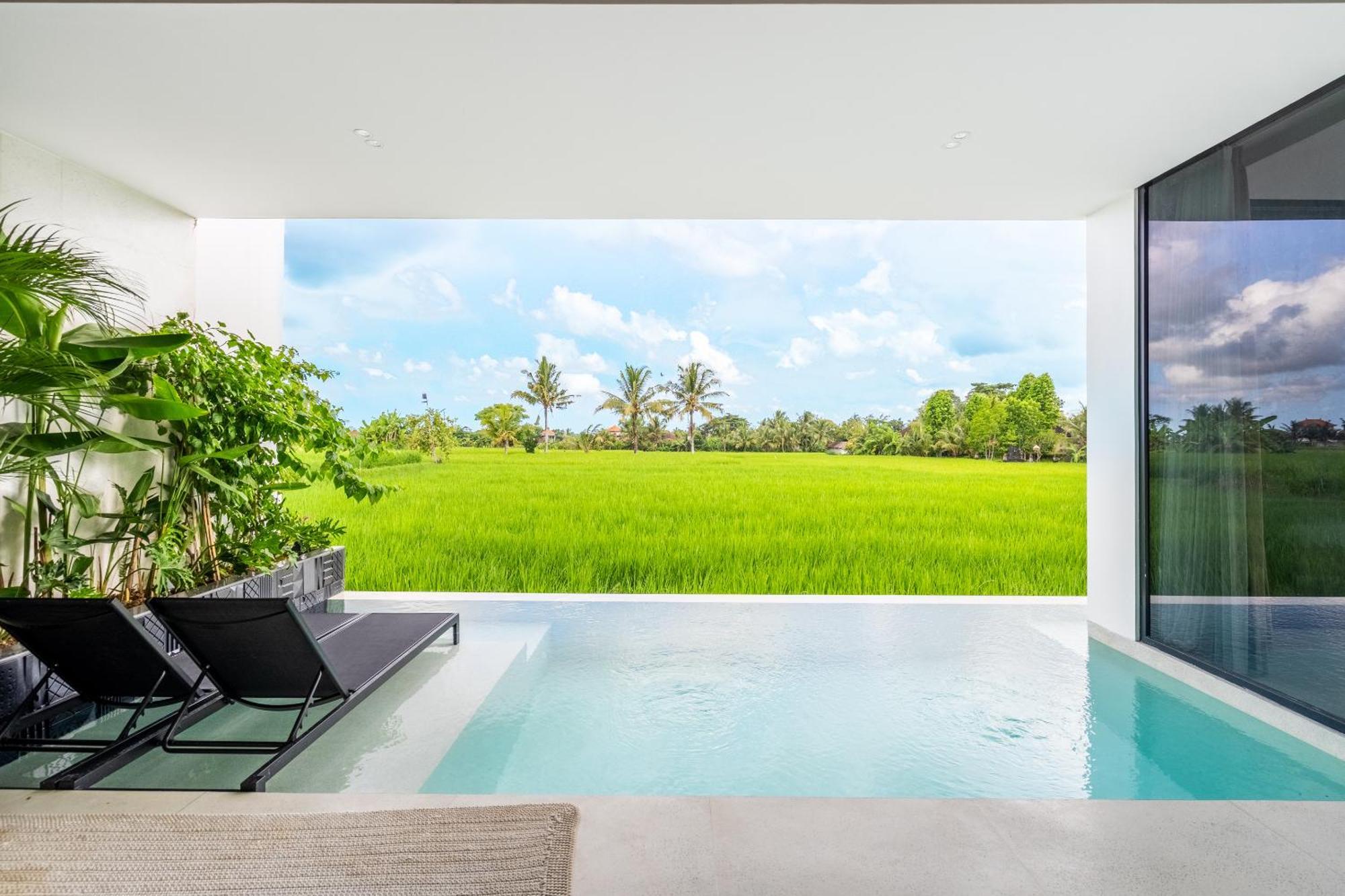 Anyuta Rai Villa Ubud Bagian luar foto